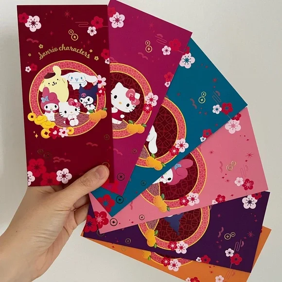 Sanrio Hello Kitty and friends Lucky Envelopes (Red Packets) - Picture 1 of 9